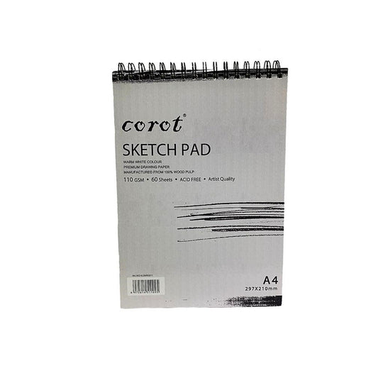 Corot Artists Sketch Book Acid Free 110 GSM || دفتر سكيتش كوروت 110 جم