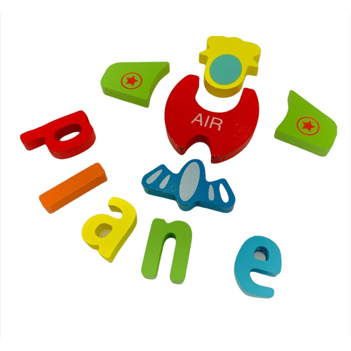 Plane Puzzle || بازل تعليمي انجليزي شكل طائرة