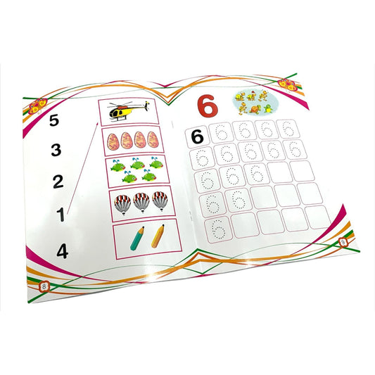 Numbers Training for Kids || كراسة تدريب ارقام لغة انجليزيه للاطفال