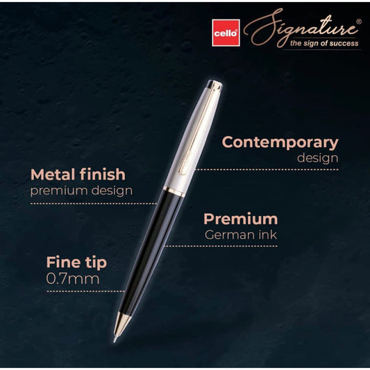 Cello Signature Moonlight Ball Pen || قلم سيلو مونلايت