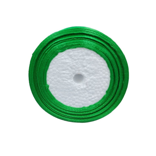 Satin Ribbon 4 Cm Green || ريبون ساتان ٤ سم لون اخضر