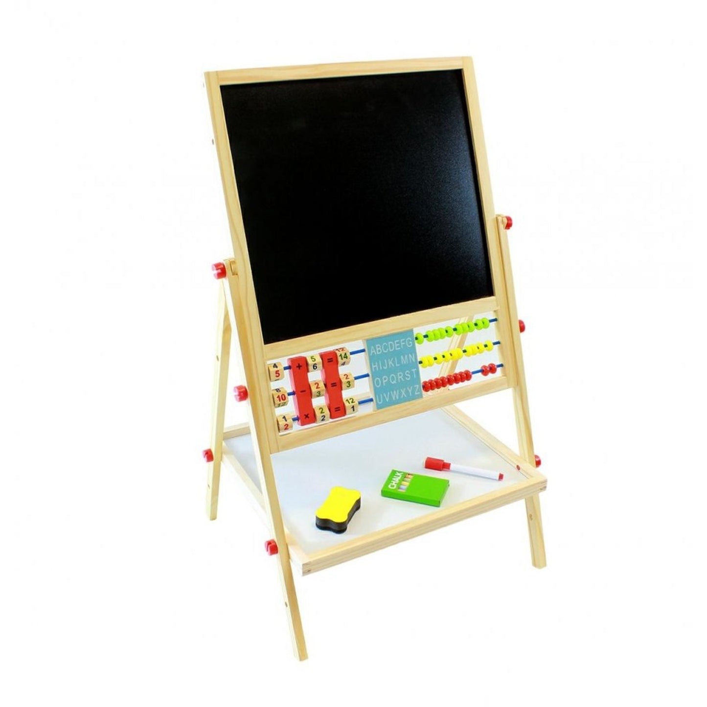 Multifunctional Double Sided Drawing Board || لوحة وجهين بلاك بورد و وايت بورد