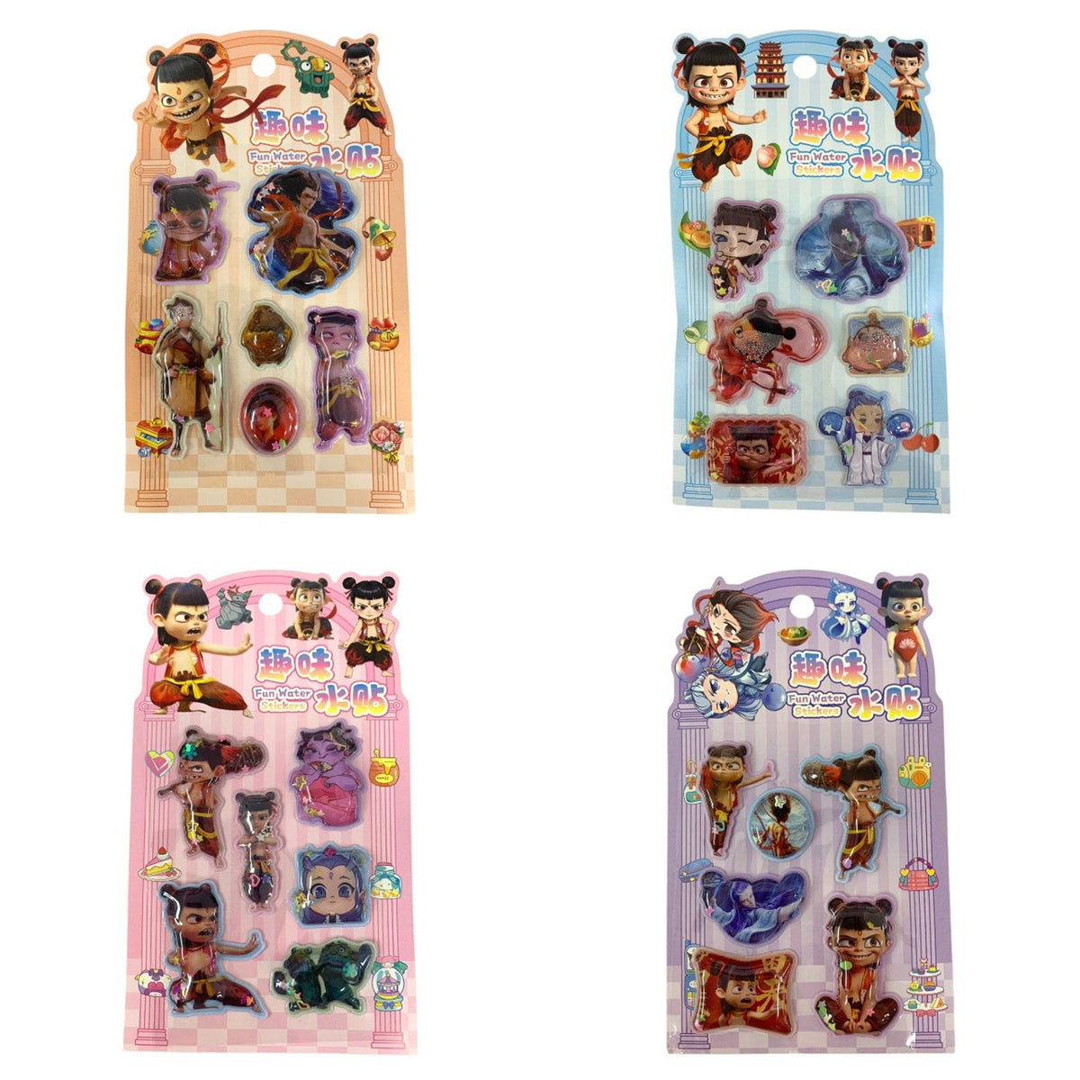 Neezha Water Stickers Assorted Models || ستيكرات نيزها موديلات متنوعة