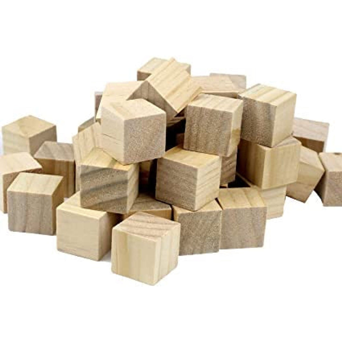 Wooden Cubes Medium Size Set of 20 || مكعبات خشب حجم وسط شد 20