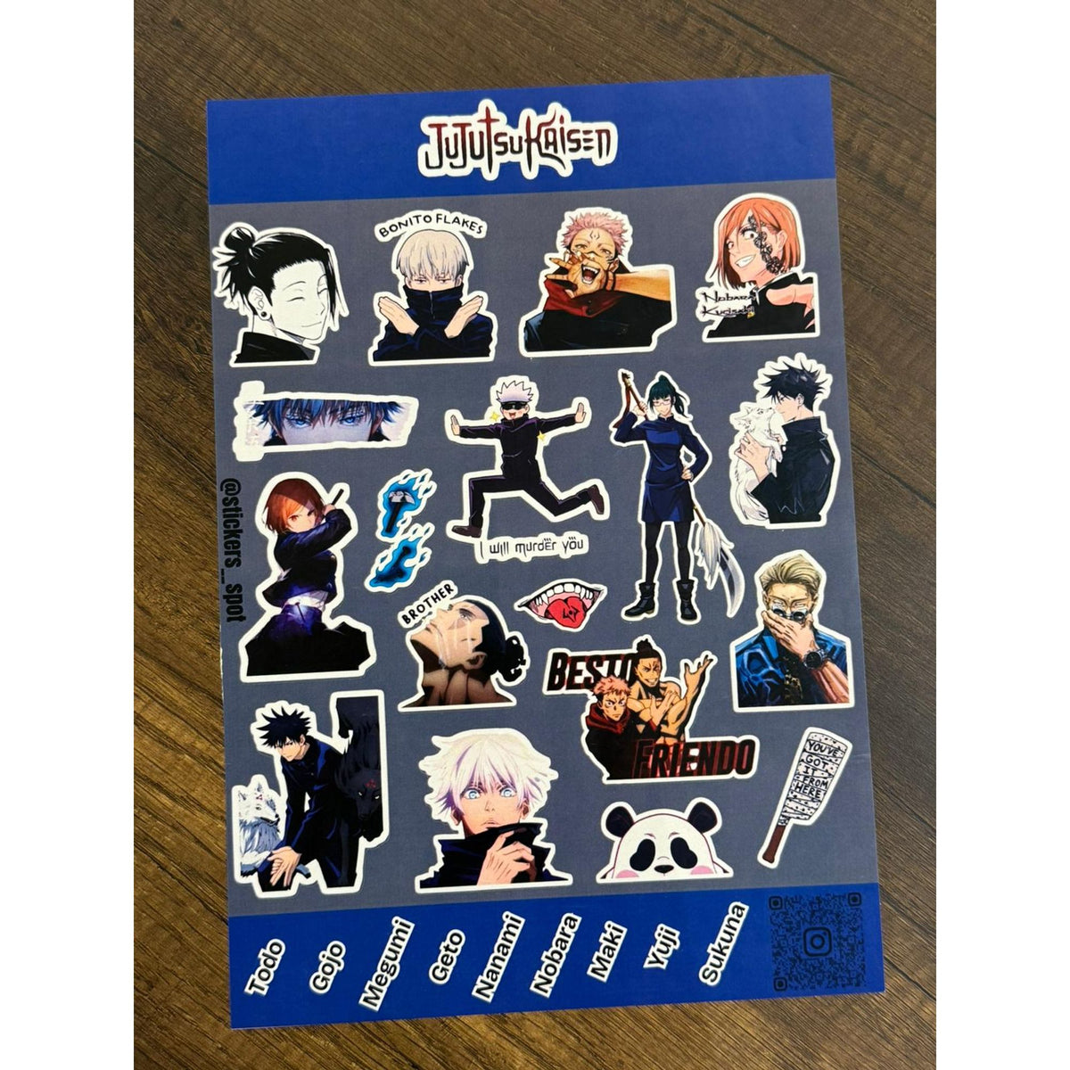 Stickers Spot Juijuitsu Kaizen || ستيكرات جيو جيتسو كايزن
