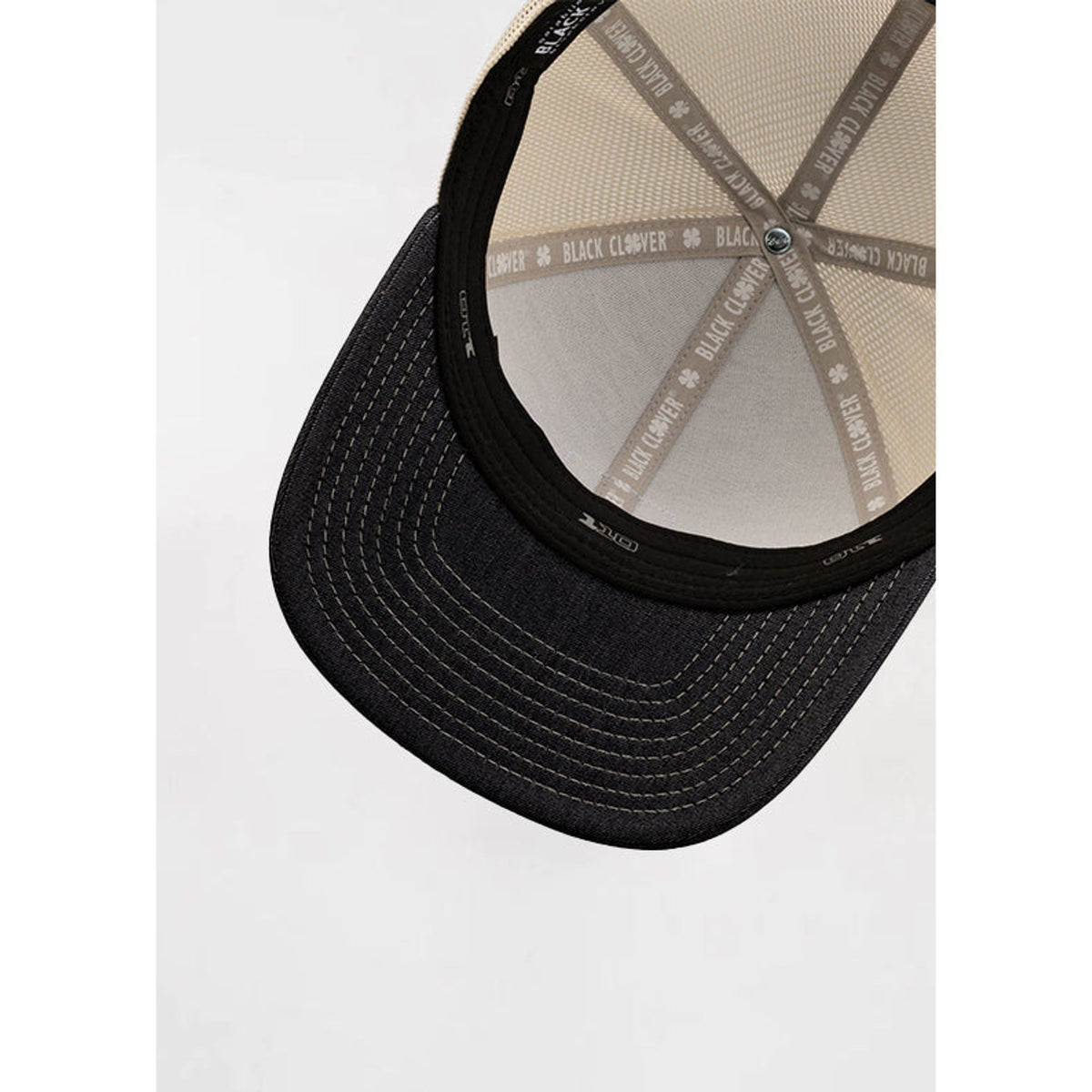 denim black adjustable black clover hat || كاب بلاك كلوفر #6