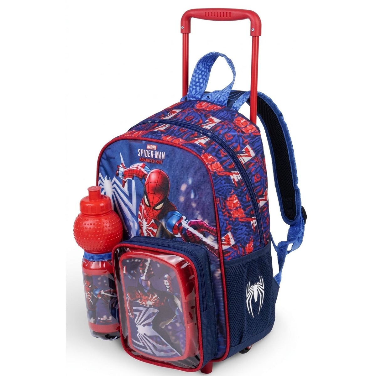MARVEL SPIDERMAN SPIDER-MAN GAME -VERSE 3 IN 1 TROLLEY SET 13" || طقم شنطة تروللي مارفل سبايدرمان، عالم لعبة سبايدرمان 3 في 1 ، 13 إنش