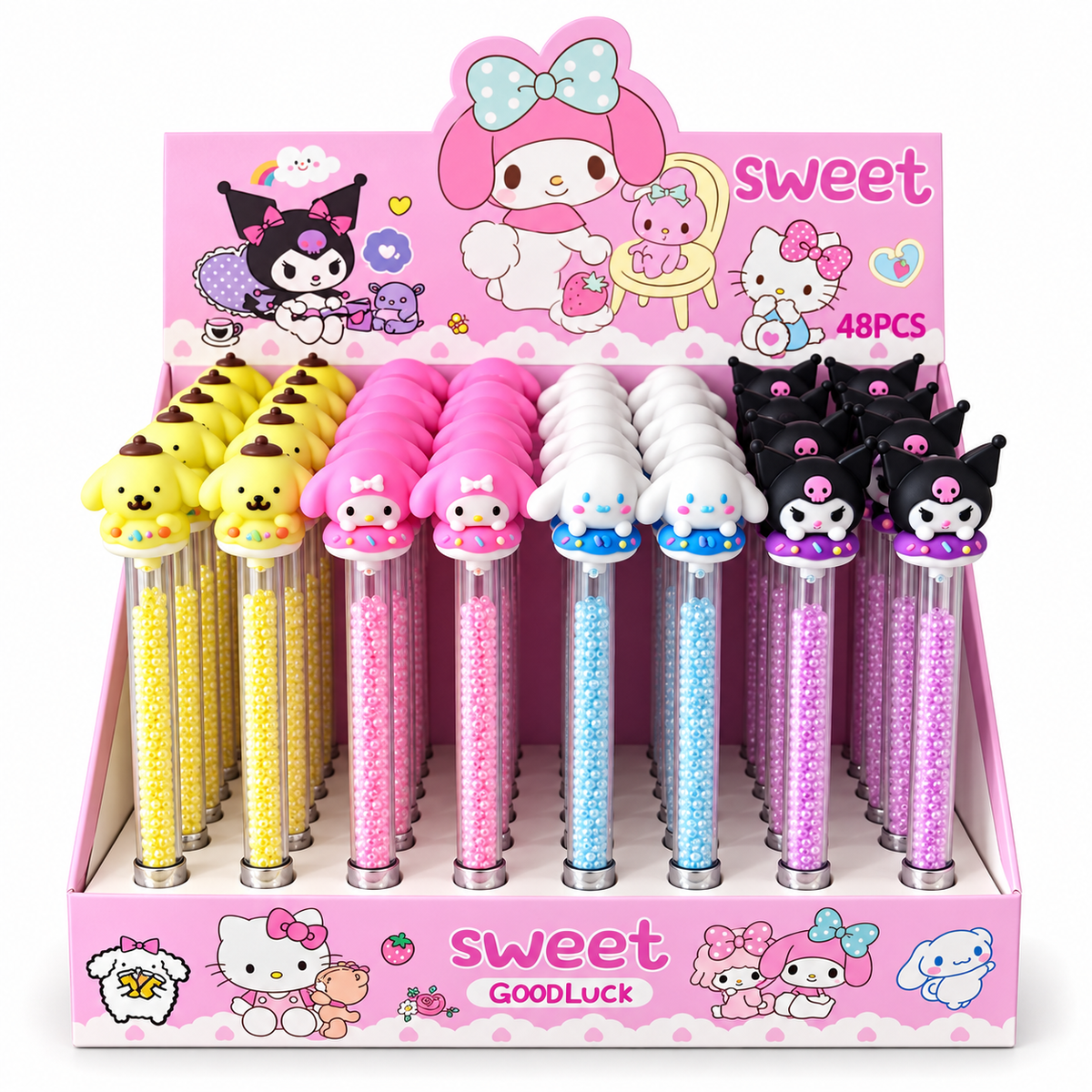 Sweet Kawaii Character Bead Pen - Assorted, 1 Piece