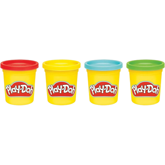 Play Dough 4 Colors Classic Colors || بلاي دوه 4 الوان اساسية
