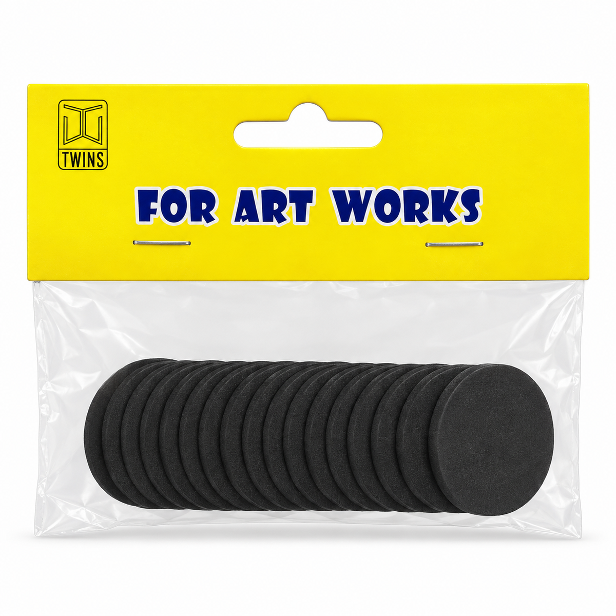 Twins Foam Circles Black || دوائر فوم أسود توينز