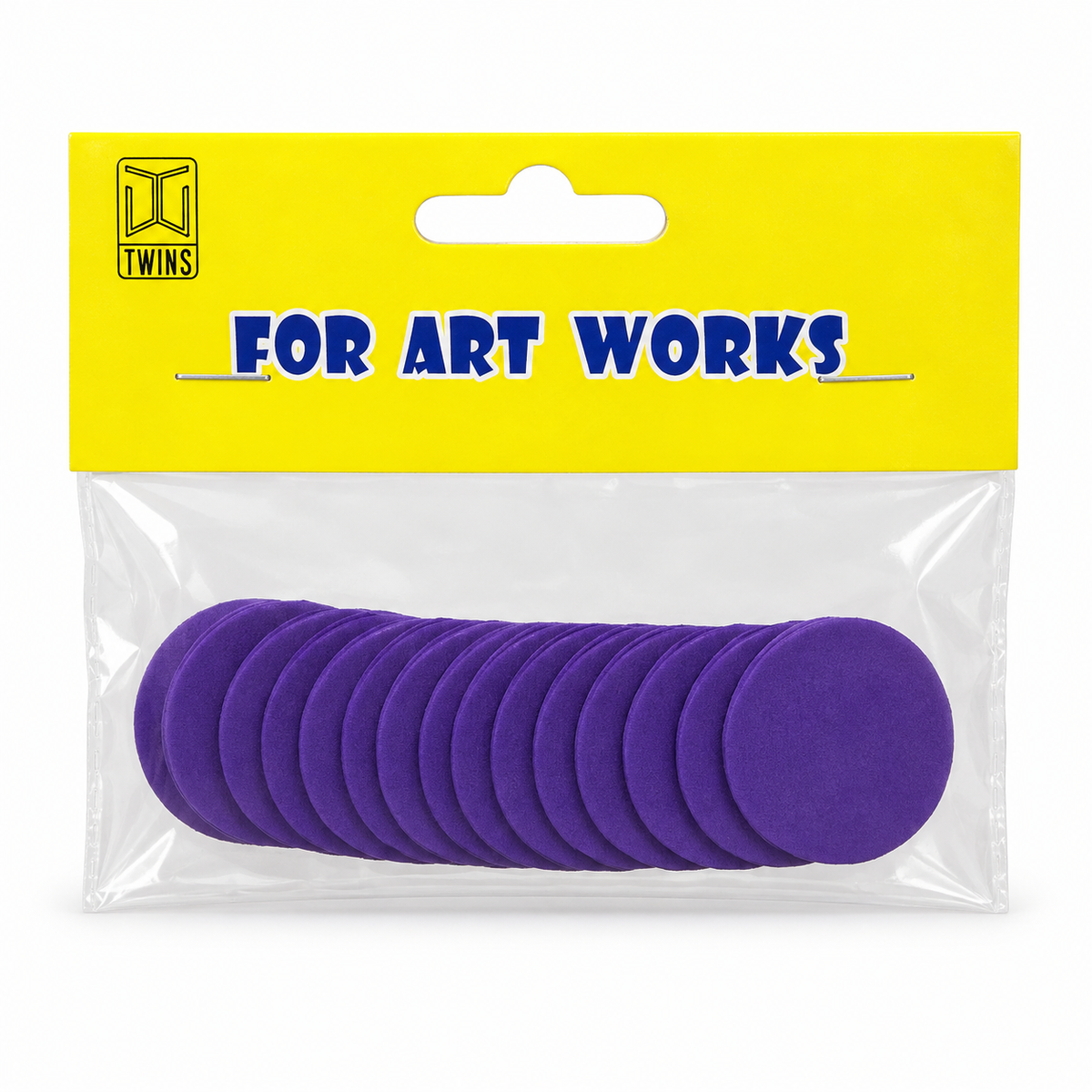 Twins Foam Circles Purple || دوائر فوم بنفسجي توينز