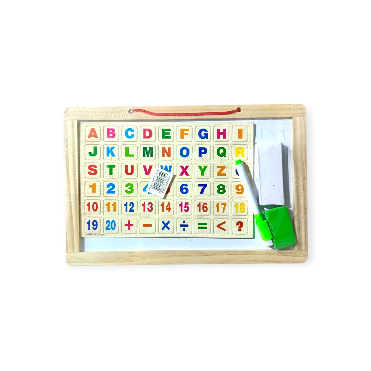 Wooden Magnetic Alphabet and Number Board