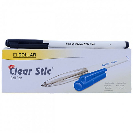 Dollar Clear Stic Pen || قلم حبر دولار كلير ستيك
