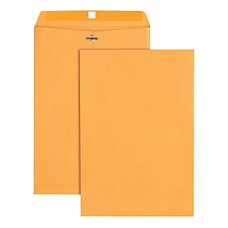 Bi Trust Plain Ribbed Manilla Envelopes Brown Color 15*10” 50 pc Pack || اظرف سادة لون بني مقاس ١٠*١٥ انش باكيت ٥٠ حبة
