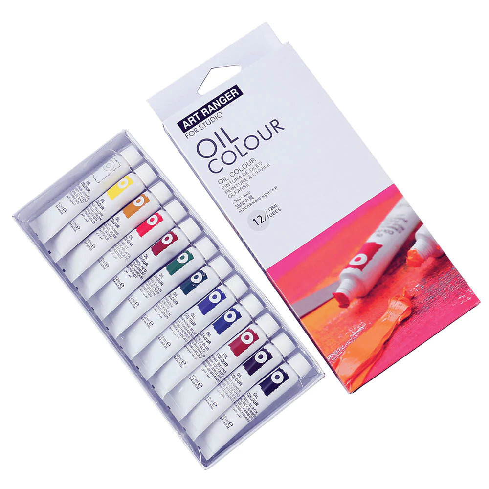 Art Rangers Oil Color Set 12 Colors || الوان زيتيه ارت رينجرز 12 لون
