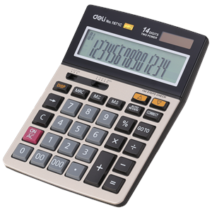 Deli Calculator E1671C || الة حاسبة ديلي ١٤ رقم