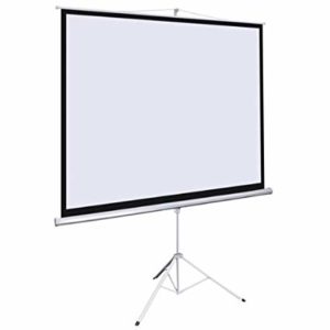 i-VIEW Tripod Projector Screen 180*180 cm || شاشة عرض بروجكتر مع استاند قياس 180*180 سم