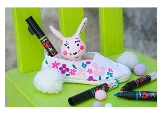 Pebeo Skrib Acrylic Marker Set 12 Colors || مجموعة ماركر بيبيو اكريليك لماع سكريب طقم 12 الوان رئيسية