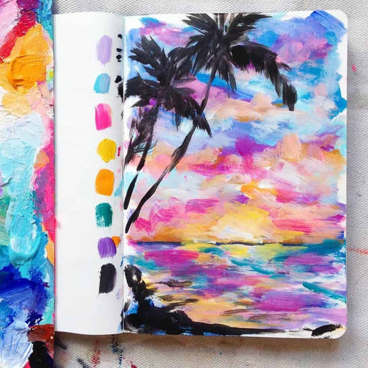 Canson Graduate Mixed Media White A5 || A5 كراسة رسم سكتش كانسون مكس ميديا لون ابيض