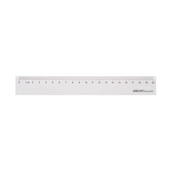 Plastic Transparent Ruler || مسطره بلاستك شفافه
