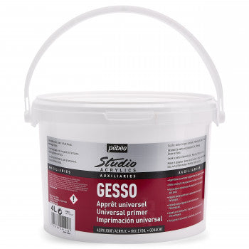 Pebeo Universal Primer Gesso 4 Liter || جيسو بيبيو ابيض 4 لتر