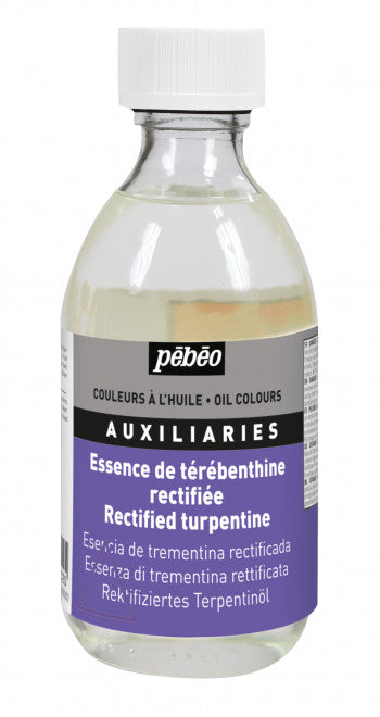 Pebeo Turpentine 245 ml  || تربنتين بيبيو لتنظيف الالوان الزيتية 245 مل