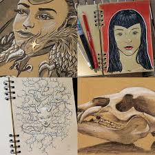 Kraft Sketch Book || دفتر ورق كرافت بني سكتش