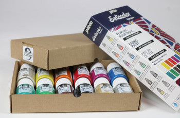 Pebeo Setacolor Opaque Set 12 Colors 20 ml || مجموعه الوان بيبيو سيتاكولور المعتمه 12 لون حجم 20 مل