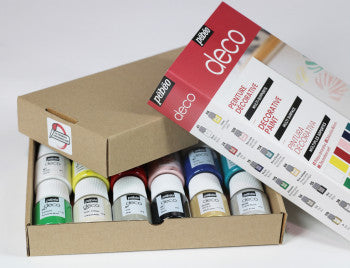 Pebeo Deco Set 12 Colors 20 ml || مجموعه الوان بيبيو ديكو 12 لون حجم 20 مل