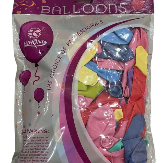 Balloon Bag Pastel Colors 100 || كيس بالونات ١٠٠ حبة الوان باستيل