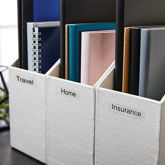 DYMO Labels for Label Machine 1/2 inch black on Clear || ليبلات دايمو خاصه لماكينه الملصقات 1/2 انش خط اسود علي ليبل شفاف