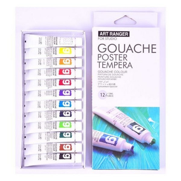 ART RANGERS GOUACHE COLOUR 12 || الوان جواش ارت رينجيرز 12 لون