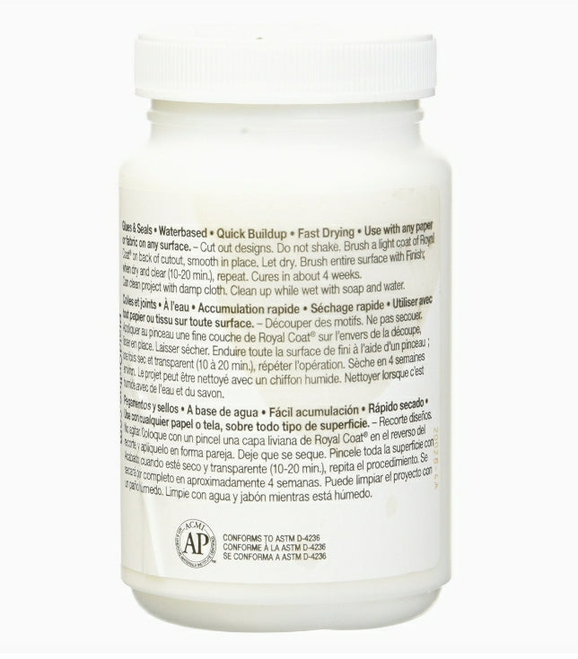 Plaid Royal Coat Decoupage Clear Satin Finish || ورنيش ديكوبادج رويال كوت