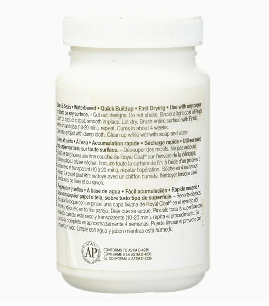 Plaid Royal Coat Decoupage Clear Satin Finish || ورنيش ديكوبادج رويال كوت