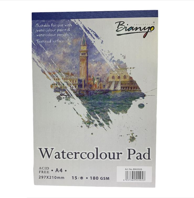 Watercolour Paper Pad 180 gm A4