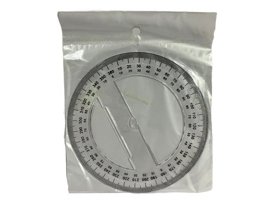 Protractor Clear || منقله شفافه