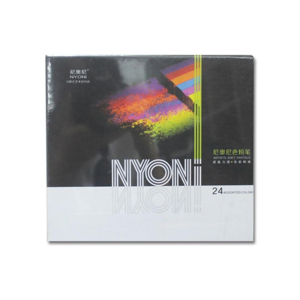 NYONI Oil Pastel Color Chalk Soft Art Drawing || الوان باستيل نيوني قطع ناعمه للرسم