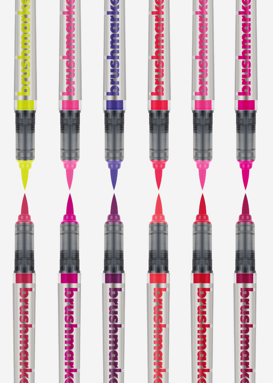 Karin Brush marker PRO 12 Flower Colors Set || الوان كارين برش ماركر برو الورود