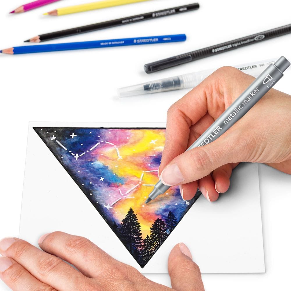 STAEDTLER trendset Design Journey zodiac watercolor set || الوان مائيه زودياك ستدلر