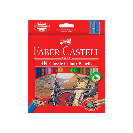 Faber Castell Colored Pencils 48 Colors || الوان خشبية فيبر كاستل ٤٨ لون