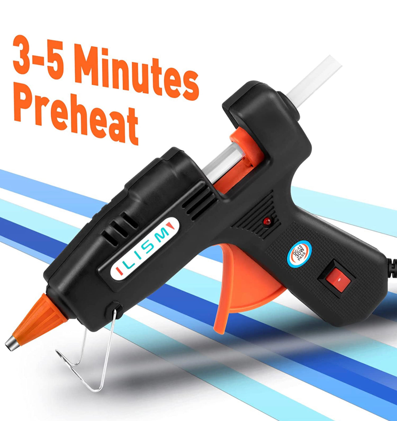 Hot Glue Melt Device Black || جهاز صمغ الحراري شمع صغير لون اسود