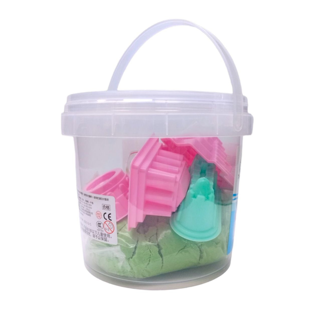 Magic Sand Green Color || رمل سحري للاطفال لون اخضر