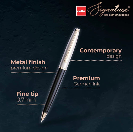 Cello Signature Moonlight Ball Pen || قلم سيلو مونلايت