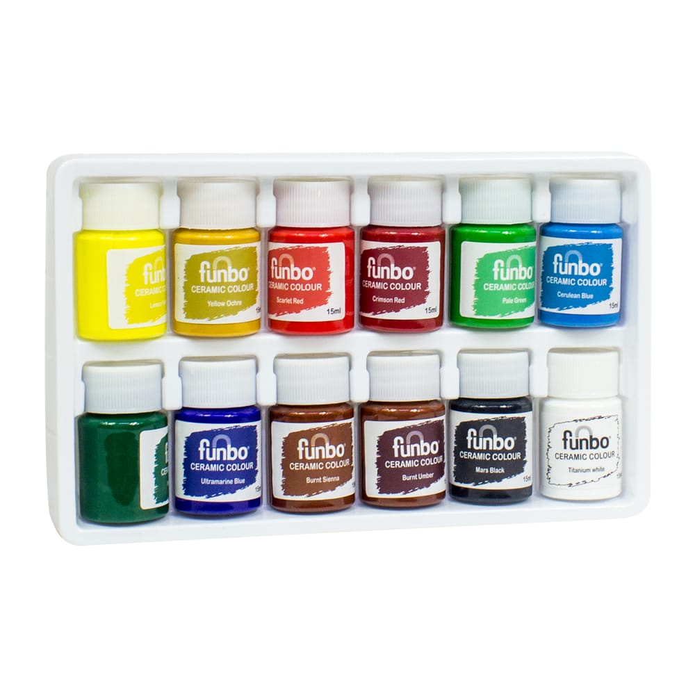 Funbo Ceramic Colors || الوان سيراميك فنبو