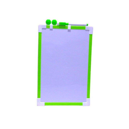 White board A4 Size Green Frame || A4 صبورة وايت بورد اطار لون أخضر حجم⁩⁩