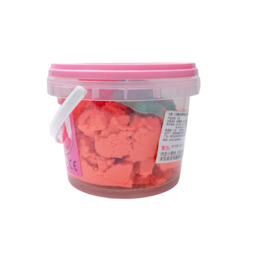 Magic Sand Small Size Orange Color || رمل سحري للاطفال حجم صغير لون برتقالي