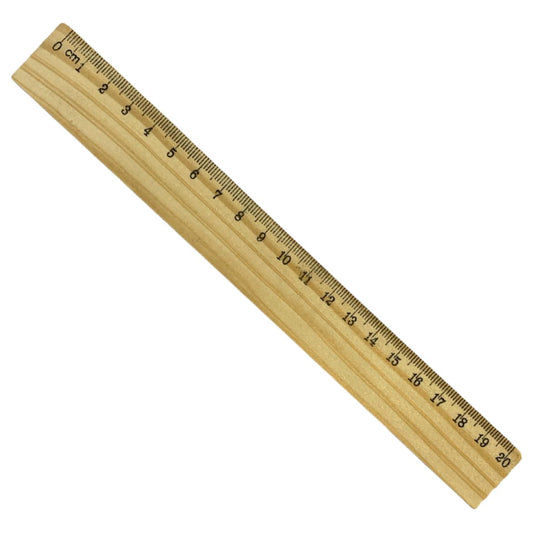 A&T Wood Ruler 20 Cm || مسطره خشب ٢٠ سم