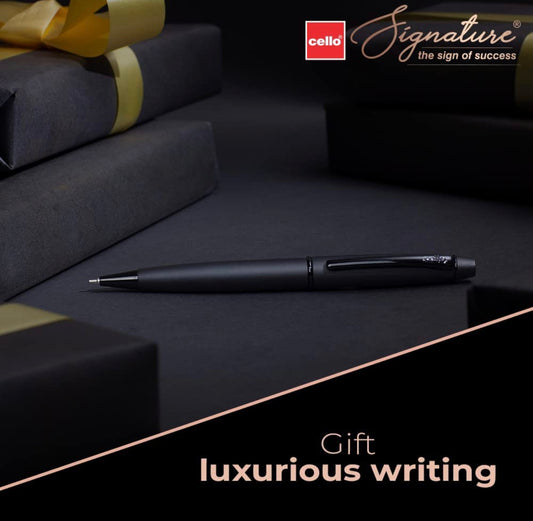 Cello Signature Carbon Roller Ball Pen || قلم سيلو كاربون