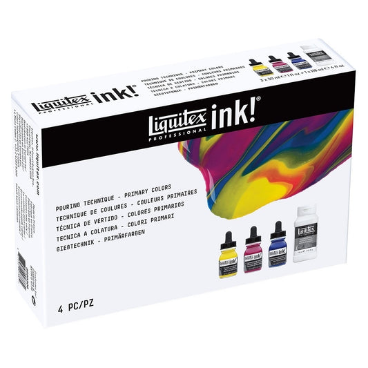 Liquitex Pouring Acrylic Ink || الوان اكريليك سكب ليكويتيكس