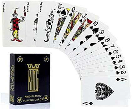 King Plastic Playing Cards || ورق لعب الملك